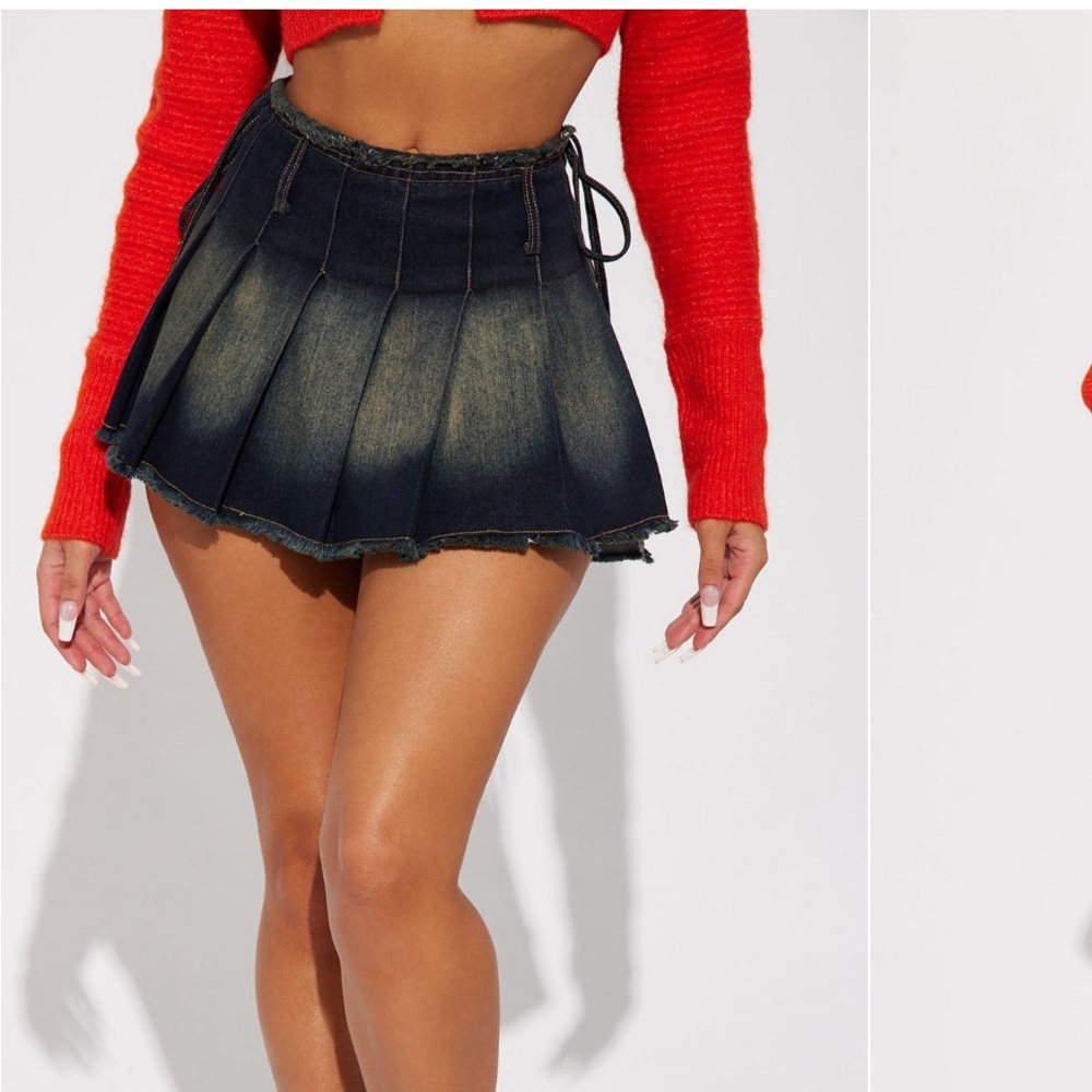 Denim Mini Skirt